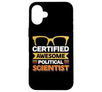 Carcasa para iPhone 16 Plus Divertida Camisa de Ciencia política de Ciencias políticas