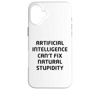 Carcasa para iPhone 16 Plus Divertido diseño de Sarcasmo de Inteligencia Artificial AI - Humor
