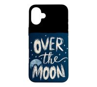 Carcasa para iPhone 16 Plus Divertido Disfraz de discurso sobre la Luna para niños y niñas