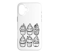 Carcasa para iPhone 16 Plus Divertido Hornear Delicioso Amante De Los Cupcakes