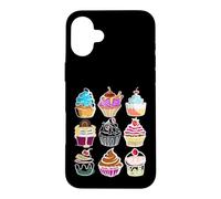 Carcasa para iPhone 16 Plus Divertido Hornear Delicioso Amante De Los Cupcakes