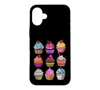 Carcasa para iPhone 16 Plus Divertido Hornear Delicioso Amante De Los Cupcakes