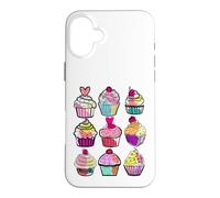 Carcasa para iPhone 16 Plus Divertido Hornear Delicioso Amante De Los Cupcakes