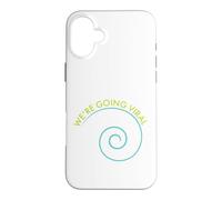 Carcasa para iPhone 16 Plus Divertido Juego de Palabras de microbiología Nos Estamos volviendo virales