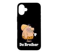 Carcasa para iPhone 16 Plus Divertido Regalo de cumpleaños para Hermano de la Edad de Piedra