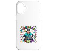 Carcasa para iPhone 16 Plus DJ Retro para Jugadores al Estilo Energy Pixel