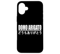 Carcasa para iPhone 16 Plus Domo ARIGATO Frase JAPONÉS Muchas Gracias