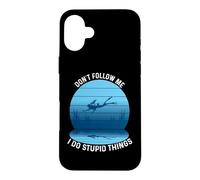 Carcasa para iPhone 16 Plus Don't Follow Me I Do Stupid Things Scuba Diving Diver Dive