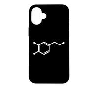Carcasa para iPhone 16 Plus Dopamina es Igual a Felicidad Dopamina Molécula Ciencia