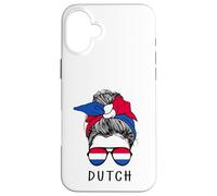 Carcasa para iPhone 16 Plus Dutch Girl Dutch Heritage Netherlands Flag