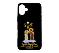 Carcasa para iPhone 16 Plus EIS o Cordeiro de Deus Joao 1:29. Versión Portuguesa