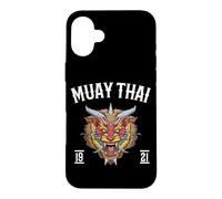 Carcasa para iPhone 16 Plus El Demonio León Y El Muay Thai