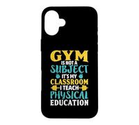 Carcasa para iPhone 16 Plus El Gimnasio no es una Materia Que enseño educación física