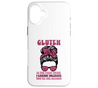 Carcasa para iPhone 16 Plus El Gluten es lo Primero Que no Puedo tolerar Eres el Segundo