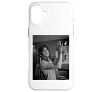 Carcasa para iPhone 16 Plus El líder de Charlatans Tim Burgess por Andy Willsher