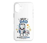 Carcasa para iPhone 16 Plus El Mejor papá Que Siempre aparece para mí Puede diseñar