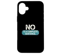 Carcasa para iPhone 16 Plus El NO es un empoderamiento de recuperación Completa de oraciones