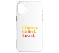 Carcasa para iPhone 16 Plus Elegidos por Dios Amado y Llamado