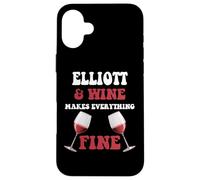 Carcasa para iPhone 16 Plus Elliott and Wine Make Everything Fine Name Elliott