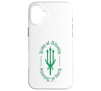 Carcasa para iPhone 16 Plus Emblema Circular Trident de los señores de la Atlántida Aquaman