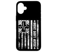 Carcasa para iPhone 16 Plus Emergency Department Intensive Care Unit Night Shift Nurse