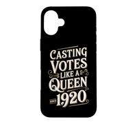 Carcasa para iPhone 16 Plus Emitir votos como una Reina: Las Mujeres defensoras del Derecho al Voto