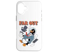 Carcasa para iPhone 16 Plus Empleado de Oficina de Dreamy Penguin Lejos y Fuera Motivación