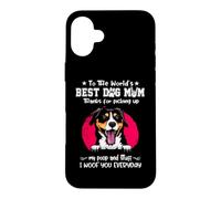 Carcasa para iPhone 16 Plus Entlebucher Mountain Dog Best Dog Mom Dogs Lover Mothers Day