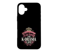 Carcasa para iPhone 16 Plus Entusiasta del K-Drama Dramas Coreanos Fans Cultura de observación compulsiva