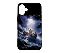 Carcasa para iPhone 16 Plus Epic Bible Story Christian Graphic - Jesus Calming The Storm