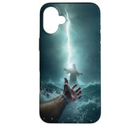 Carcasa para iPhone 16 Plus Epic Bible Story Christian Graphic - Jesus Saving Peter