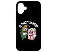 Carcasa para iPhone 16 Plus ¿Es Ese tu Hermano? Humor Divertido de Palomitas de maíz