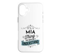 Carcasa para iPhone 16 Plus Es una Cosa de MIA Que no entenderías el Nombre Divertido de MIA