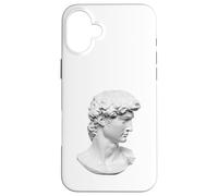 Carcasa para iPhone 16 Plus Escultura de Cabeza de Estatua de Miguel Ángel David