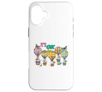 Carcasa para iPhone 16 Plus Está Bien Decir Que no Hay Chicas en Globos aerostáticos en