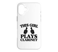 Carcasa para iPhone 16 Plus Esta Chica Toca Clarinete Dos Pulgares