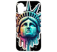 Carcasa para iPhone 16 Plus Estatua de la Libertad, Nueva York, EE.UU., Gotham, américa diseño