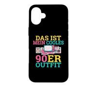 Carcasa para iPhone 16 Plus Este es mi Atuendo Genial de los 90 Disfraces de los 90