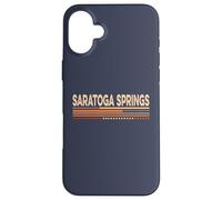 Carcasa para iPhone 16 Plus Estilo Vintage de los años 70 de Saratoga Springs New York
