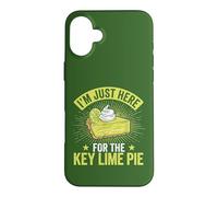 Carcasa para iPhone 16 Plus Estoy aquí para el Amante de la pastelería Vintage Key Lime Pie