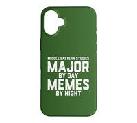 Carcasa para iPhone 16 Plus Estudios del Medio Oriente Major by Day Memes Noche Cercano Oriente