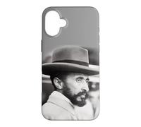 Carcasa para iPhone 16 Plus Ethiopian Emperor Young Haile Selassie Face Rasta