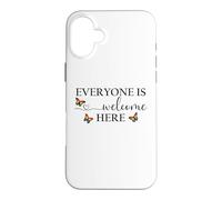 Carcasa para iPhone 16 Plus Everyone is Welcome Here Pride Sign Lesbian Butterfly Pride
