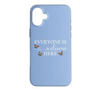 Carcasa para iPhone 16 Plus Everyone is Welcome Here Pride Sign,LGBTQ Gay Lesbian LGBT