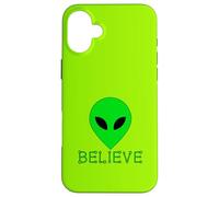 Carcasa para iPhone 16 Plus Extranjero DIVERSO PEQUEÑO Verde Hombre Creer