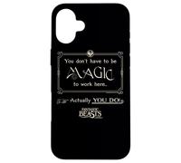 Carcasa para iPhone 16 Plus Fantastic Beasts and Where to Find Them Magic To Work Here