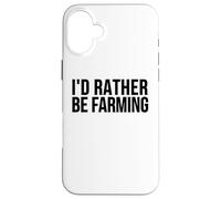 Carcasa para iPhone 16 Plus Farmer Funny - Prefiero ser Agricultor