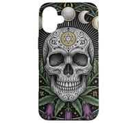 Carcasa para iPhone 16 Plus Fases Lunares Hongo Gótico