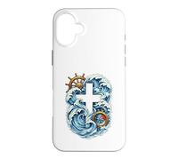 Carcasa para iPhone 16 Plus Fe, Esperanza y Mantener el Rumbo