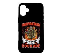 Carcasa para iPhone 16 Plus Firefighters Fueled by Fire Firefighter Fireman Firefighters